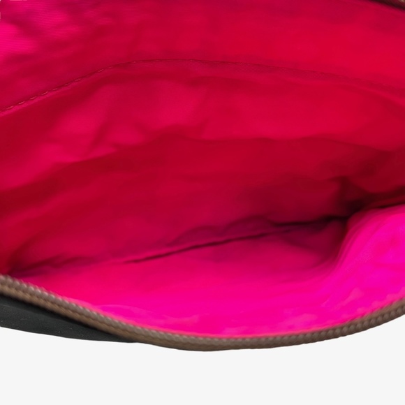 DOONEY & BOURKE Black Brown Genuine Leather Canvas CROSSBODY Purse Messenger Bag - Picture 16 of 16